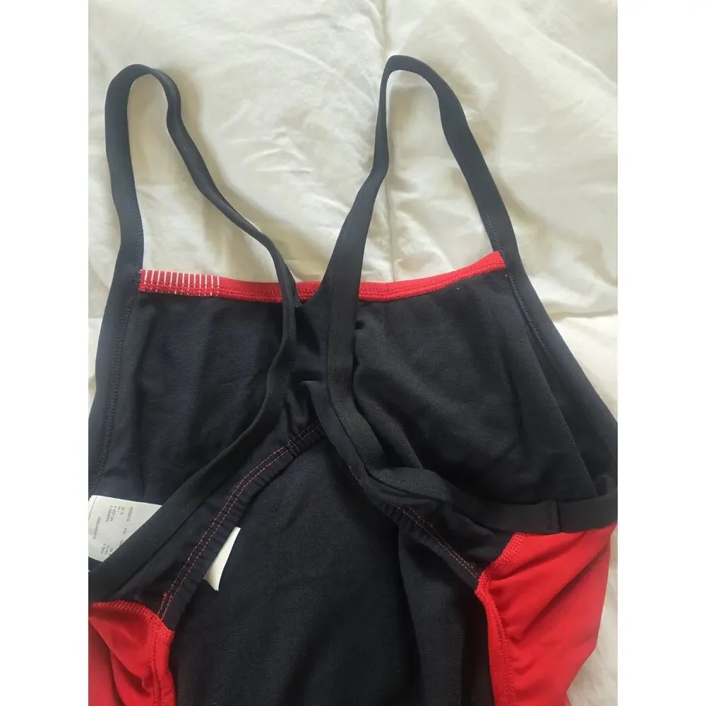 Nike Guard One Piece Swimsuit Women's Racerback Performance NESS8059 new$78 sz 8